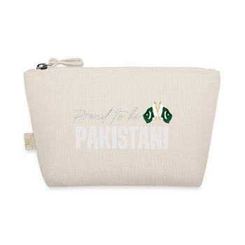 Proud Pakistani, I love Pakistan - Organic Pouch - nature - Front