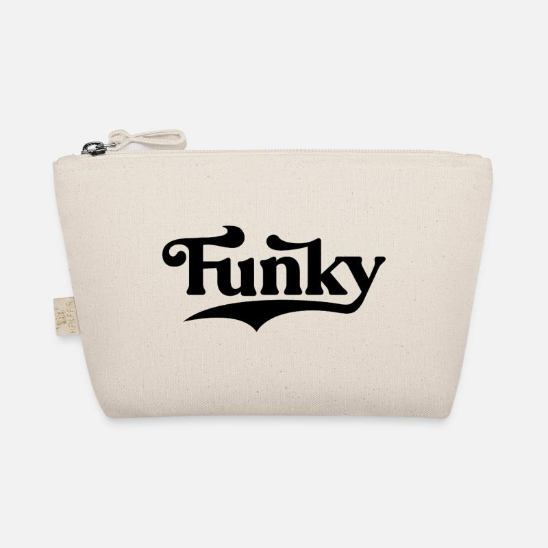 Funky Music Bold typography design Organic Pouch
