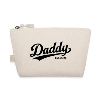 Papas 2026er Papa als frischgebackener Vater Geschenk - Bio-Täschchen - Natur - Vorne