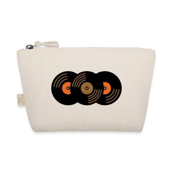 Vinyl Records Collection Music Fan - Organic Pouch - nature - Front