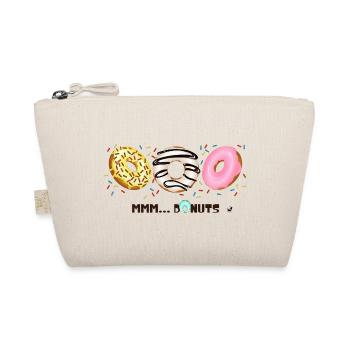 Glazed Donuts with Sprinkles Illustration - Organic Pouch - nature - Front