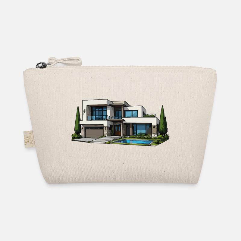 Moderne Villa mit Pool Bio-Täschchen