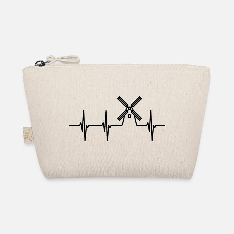 Windmill heartbeat Organic Pouch