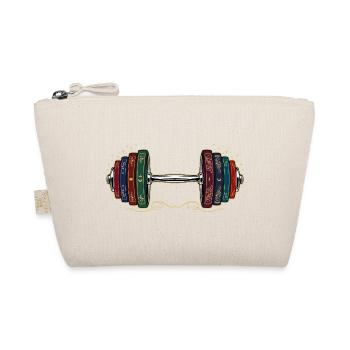 Gym Rat & Books - Organic Pouch - nature - Front