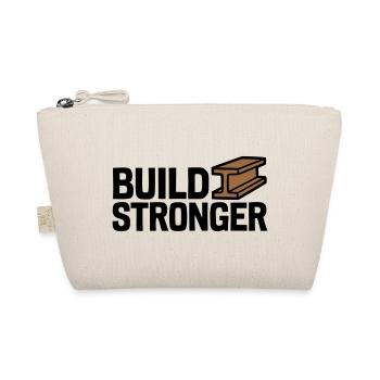 Build Stronger Logo - Bio-Täschchen - Natur - Vorne