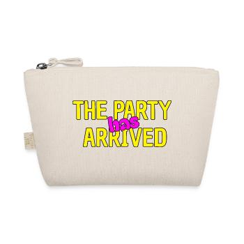 THE PARTY HAS ARRIVED, CAN GO MOUSE - Organic Pouch - nature - Front