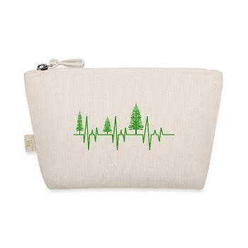 Bäume Herzschlag Wald EKG - Bio-Täschchen - Natur - Vorne