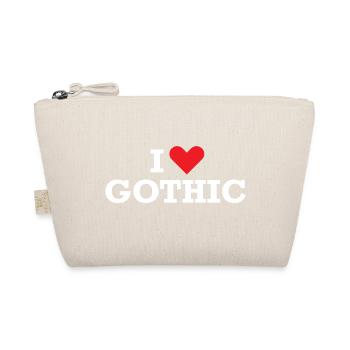 Ich liebe Gothic - Bio-Täschchen - Natur - Vorne