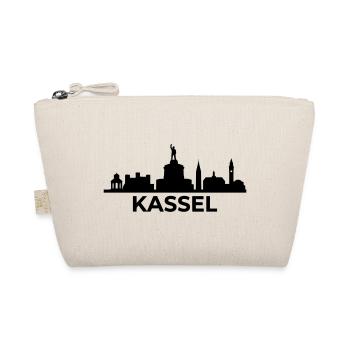 Kassel Wahrzeichen Silhouette skyline - Bio-Täschchen - Natur - Vorne