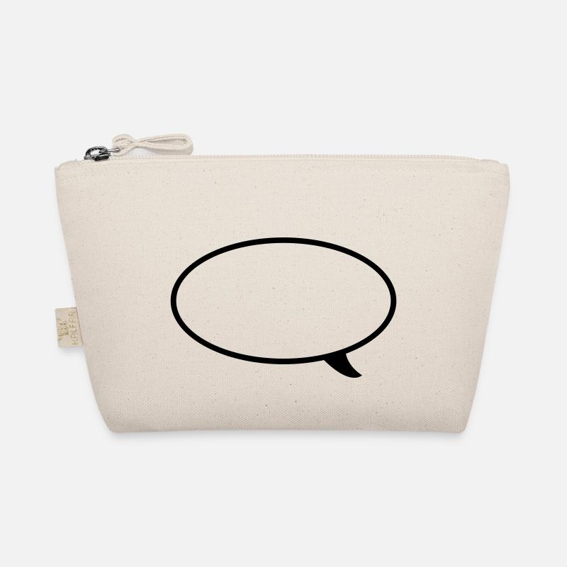 Sprechblase Line Bio-Täschchen