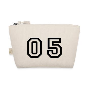 number - 05 - zero five - Organic Pouch - nature - Front