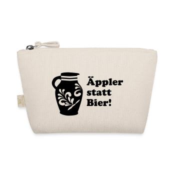 Bembel Äppler statt Bier - Bio-Täschchen - Natur - Vorne