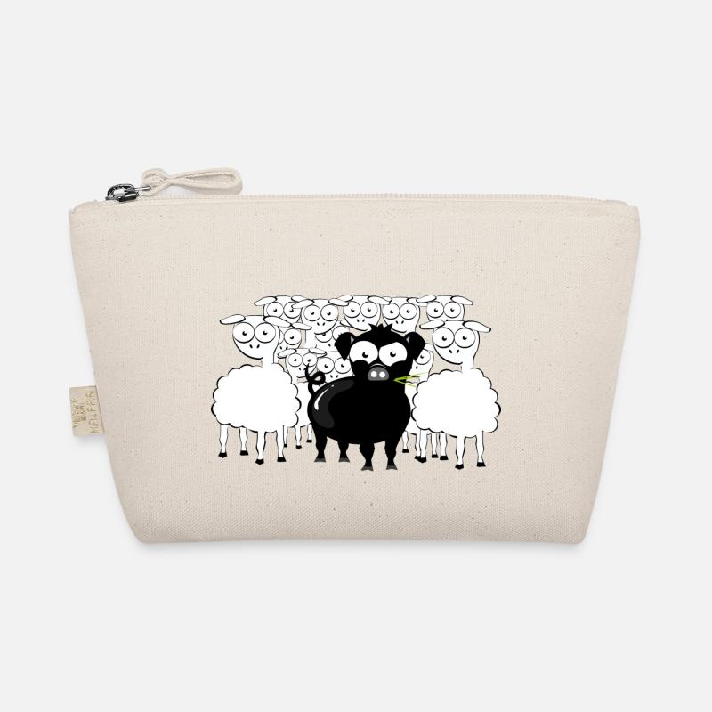 Schwarzes Schwein Bio-Täschchen