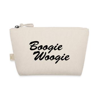 Boogie Woogie Schriftzug - Bio-Täschchen - Natur - Vorne