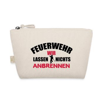 Wir lassen nichts anbrennen - Feuerwehr - Bio-Täschchen - Natur - Vorne