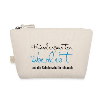 Kindergarten überlebt - Bio-Täschchen - Natur - Vorne