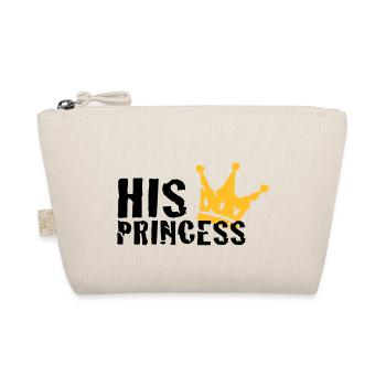 His Princess - Bio-Täschchen - Natur - Vorne