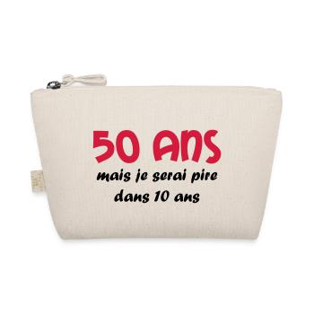 50 ans - Organic Pouch - nature - Front