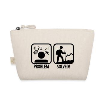 hiking: problem solved - Bio-Täschchen - Natur - Vorne