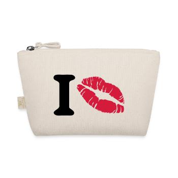 i love - Bio-Täschchen - Natur - Vorne
