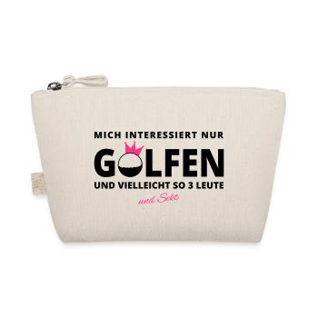 GOLFER-INTERESSE Sekt - Bio-Täschchen - Natur - Vorne