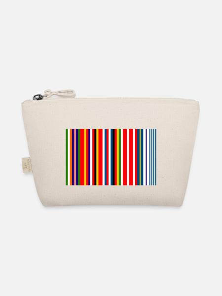 Europe Barcode Flag - Organic Pouch - nature