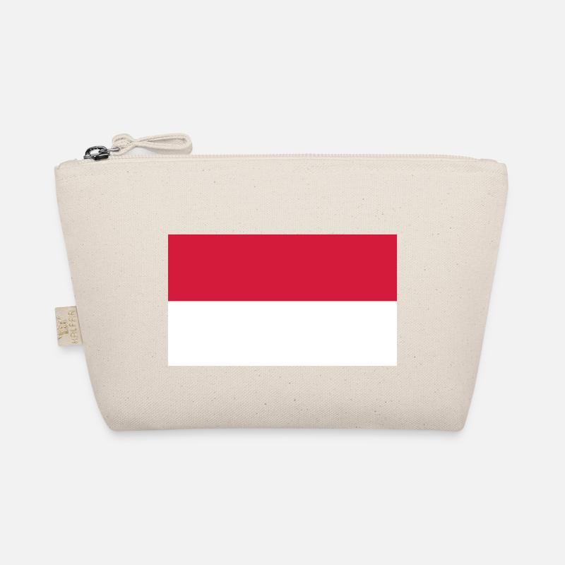 indonesia flag Bio-Täschchen