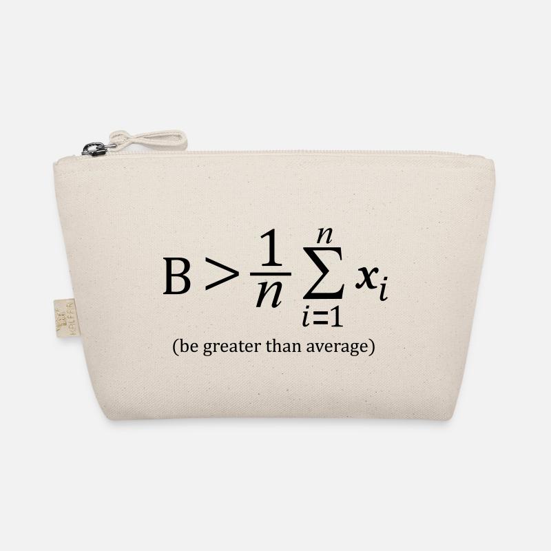 Be greater than average Bio-Täschchen