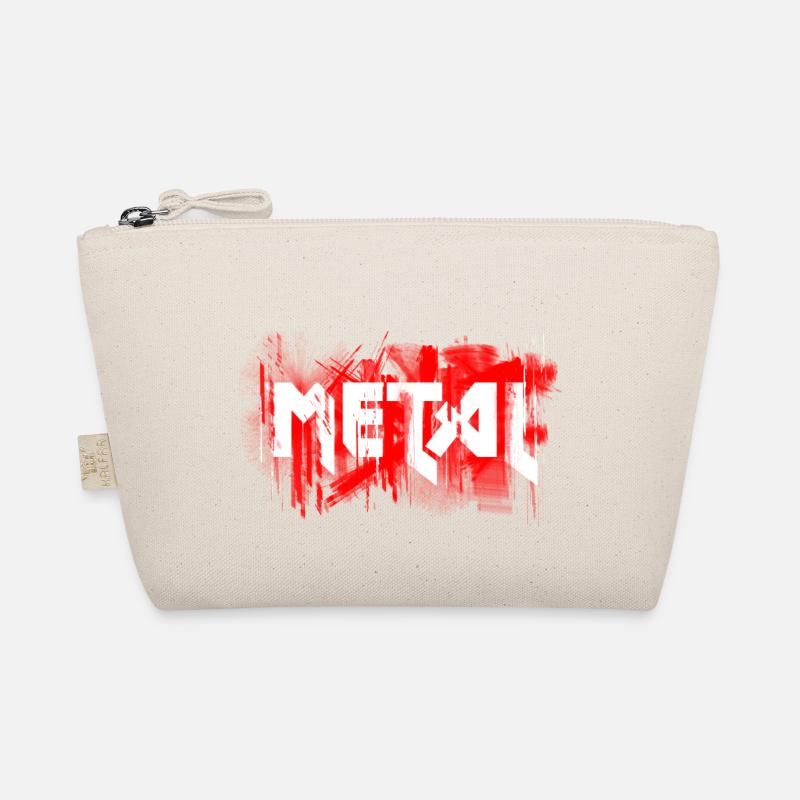 metal - Bio-Täschchen - Natur