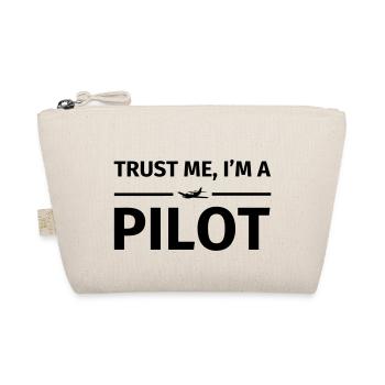 Trust Me I'm a Pilot - Bio-Täschchen - Natur - Vorne