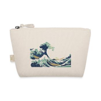 Japan Hokusai Große Welle - Bio-Täschchen - Natur - Vorne