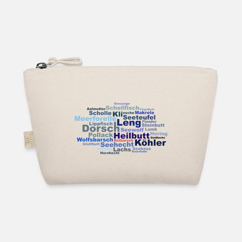 TagCloud Salzwasserfische - Bio-Täschchen - Natur