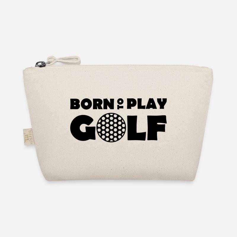 Born to play Golf - Bio-Täschchen - Natur