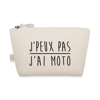 Je peux pas j'ai moto - Trousse biologique - nature - Devant