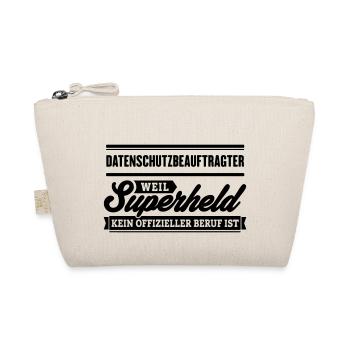 Superheld Datenschutzbeauftragter - Bio-Täschchen - Natur - Vorne