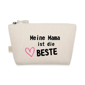 Mama ist die Beste - Bio-Täschchen - Natur - Vorne
