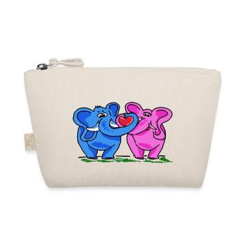 Sweet Elephants - Bio-Täschchen - Natur - Vorne
