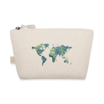 map of the world world map - Organic Pouch - nature - Front
