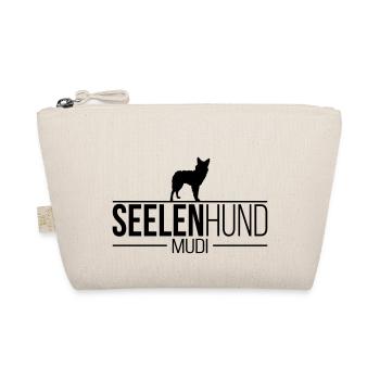 SOUL DOG Mudi dog saying Wilsign's dogs - Organic Pouch - nature - Front
