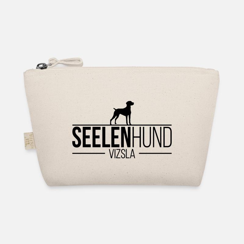 SEELENHUND Vizsla Hundespruch Wilsigns Hunde - Bio-Täschchen - Natur