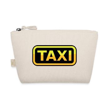Taxi Schild - Bio-Täschchen - Natur - Vorne