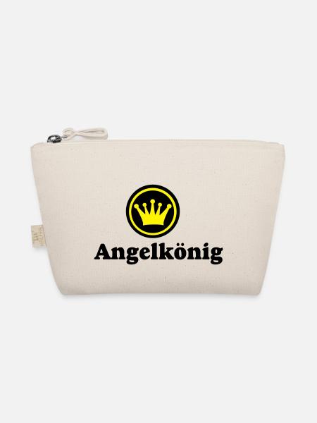 angeln - Bio-Täschchen - Natur - Vorne