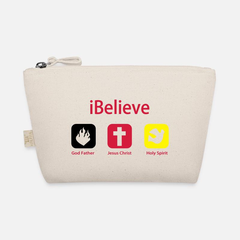 iBelieve - Jesus Shirt (UK) Bio-Täschchen