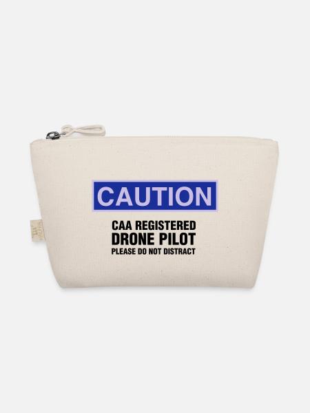 Drone Pilot - Organic Pouch - nature - Front