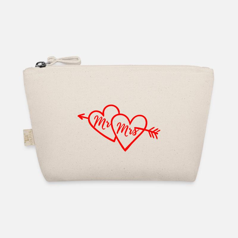 Wedding / Marriage: Mr. & Mrs. Organic Pouch