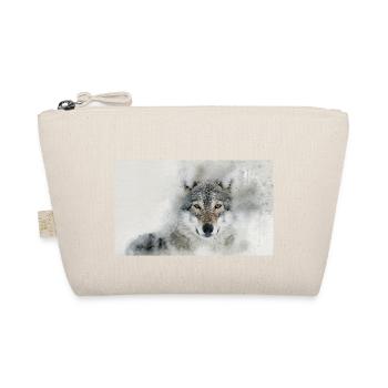 Wolf - Bio-Täschchen - Natur - Vorne