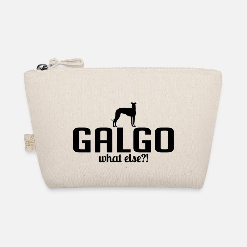 GALGO what else Hundespruch Hunde Spruch Wilsigns - Bio-Täschchen - Natur