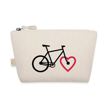 love bike - Bio-Täschchen - Natur - Vorne