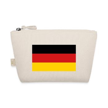 Fahne Flagge Deutschland - Bio-Täschchen - Natur - Vorne
