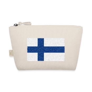 Finnland-Flagge Kristall - Bio-Täschchen - Natur - Vorne